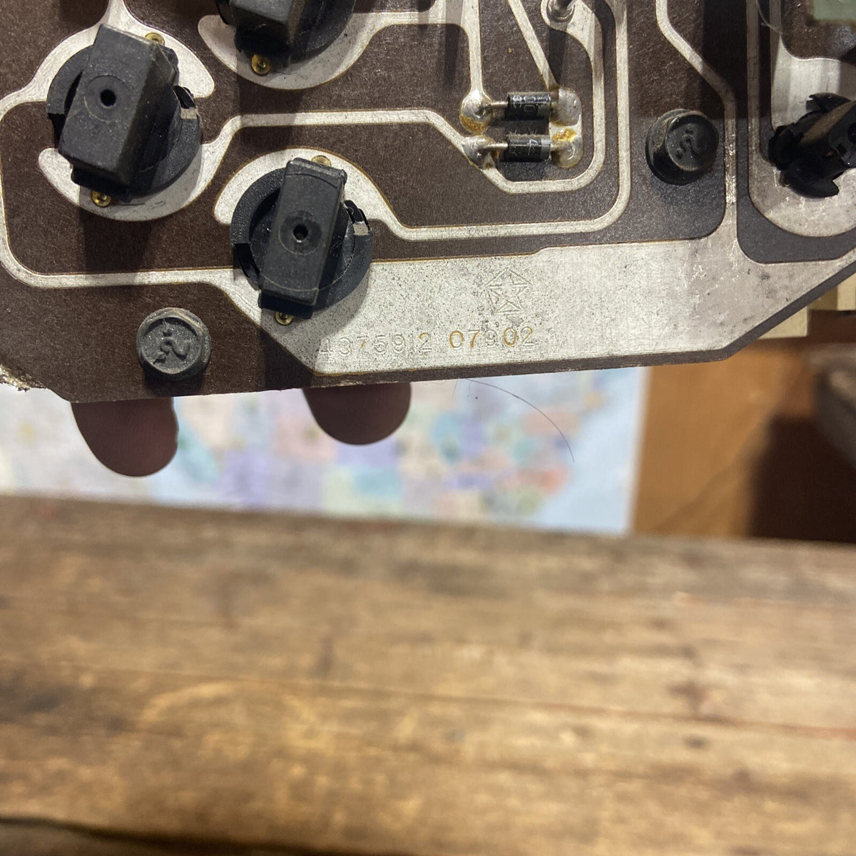 1990 - 1993 DODGE RAM 250 350 CUMMINS MESSAGE CENTER FOR DASH 4375912