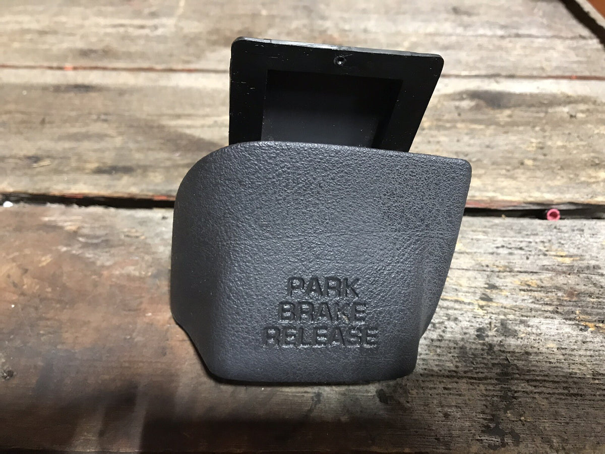 OEM1998-2002 DODGE RAM 1500/2500/3500 PARK BRAKE RELEASE HANDLE DARK GREY/ BLACK