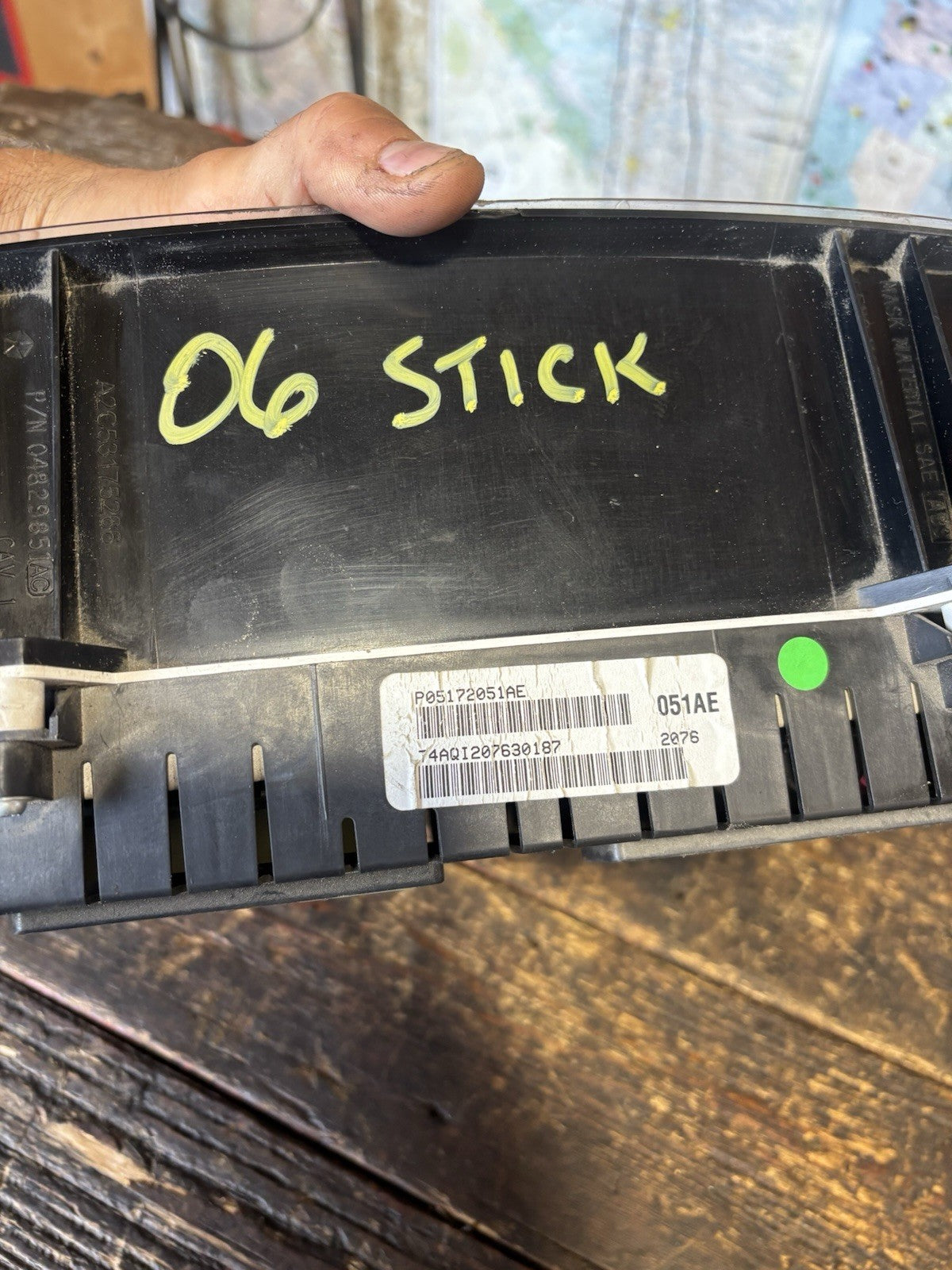 2006 2007 DODGE RAM  5.9L CUMMINS MANUAL GAUGE CLUSTER 175km P05172051Ae