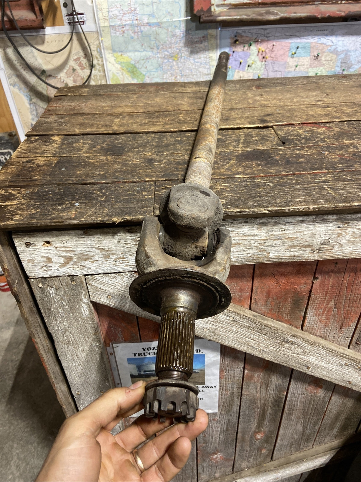 2003-2009 DODGE RAM 2500 3500 CUMMINS PASSENGER SIDE AXLE & STUB SHAFT 