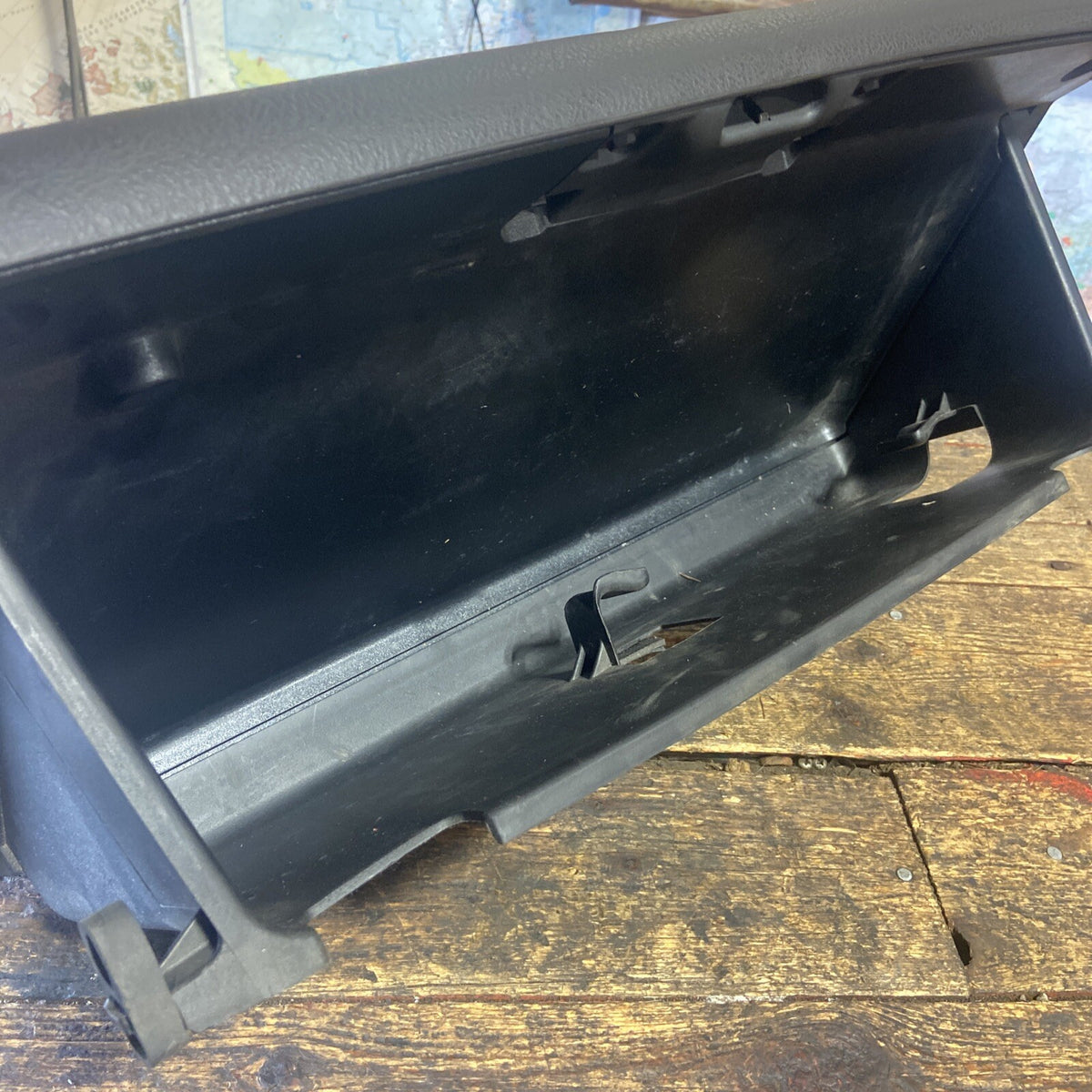 1998-2002 DODGE RAM 2500 3500 DARK GREY AGATE GLOVE BOX MINT!