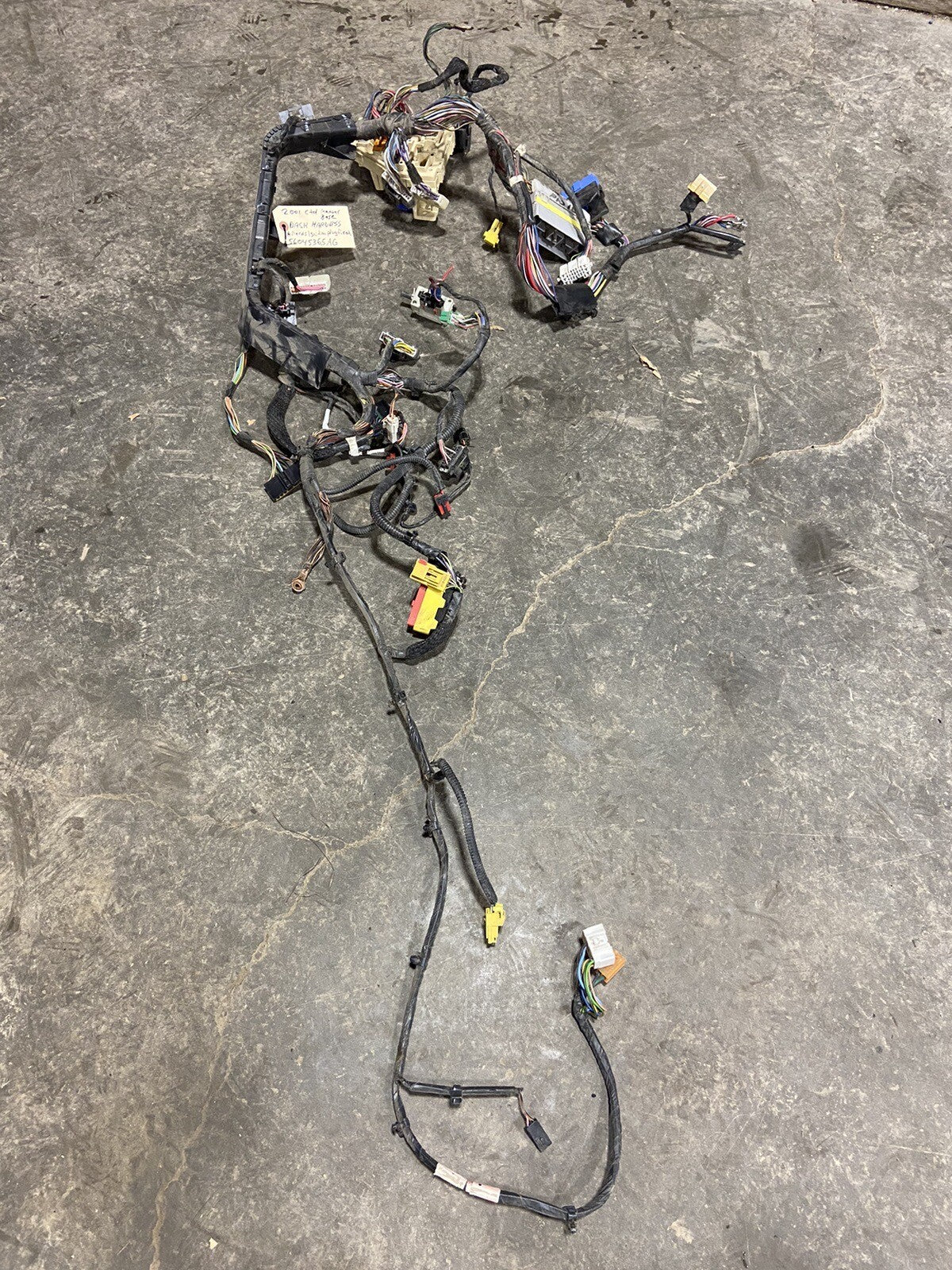 2001 DODGE RAM 2500 3500 CUMMINS MANUAL DASH HARNESS PN 56045365AC
