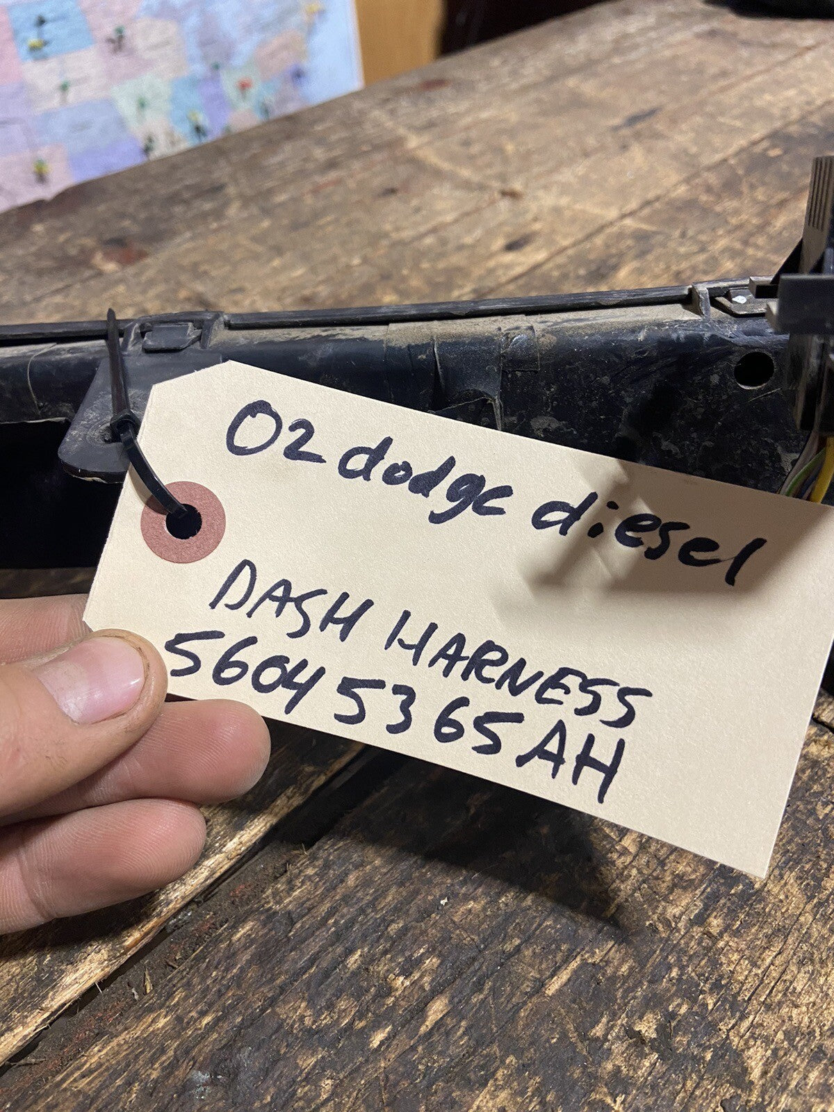 2002 DODGE RAM 2500 3500 24V CUMMINS DASH WIRING HARNESS 56045365AH