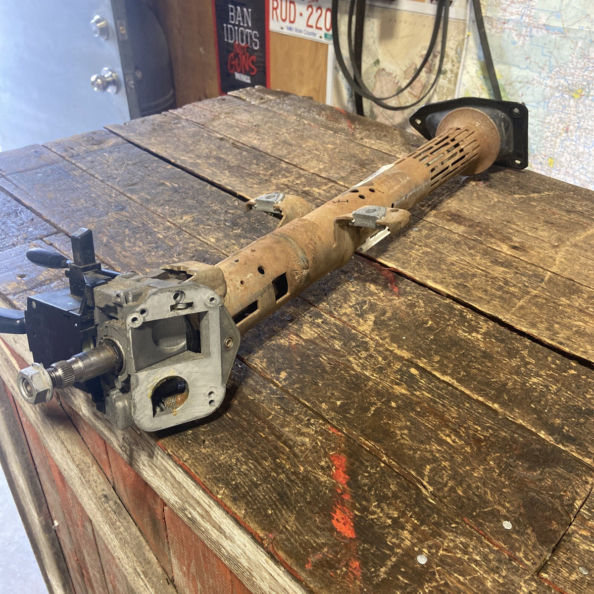 1998 - 2002 DODGE RAM 2500 3500 STEERING COLUMN MANUAL TRANS W TILT PN 55351176 