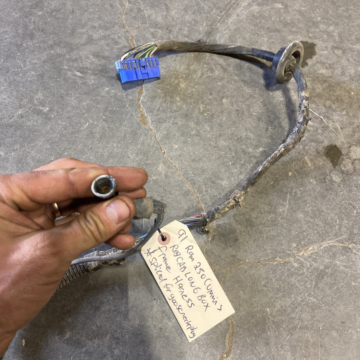 1990 1991 1992 1993 DODGE RAM 250 350 CUMMINS FRAME CHASSIS REGCAB LONGBOX