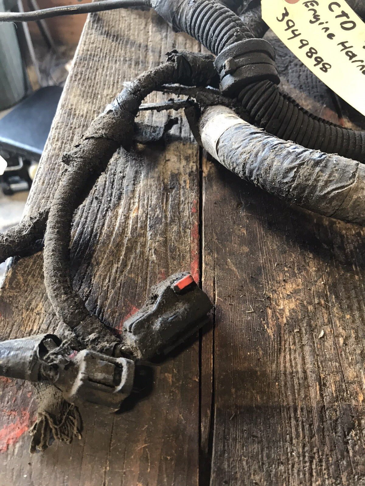 2002 DODGE RAM 2500 3500 CUMMINS MANUAL COMPLETE ENGINE WIRING HARNESS 3949898