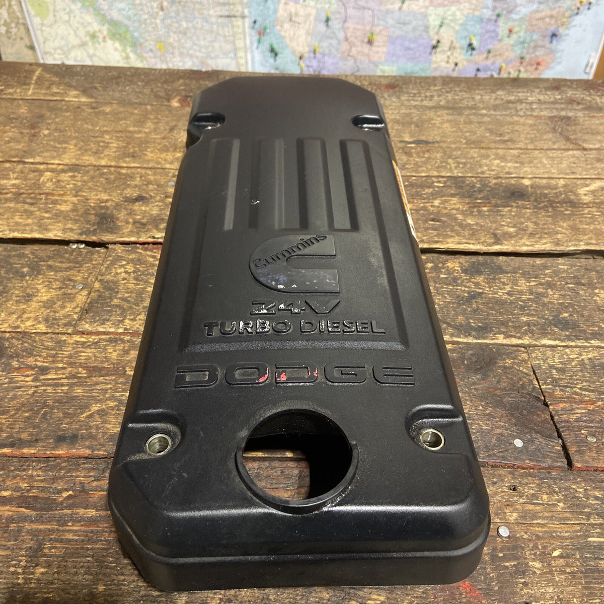 2003 2004 2005 DODGE RAM 2500 3500 5.9L CUMMINS DECORATIVE VALVE COVER 3957143