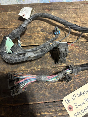2006 2007 DODGE RAM 5.9L CUMMINS REAR ENGINE WIRING HARNESS 4939019