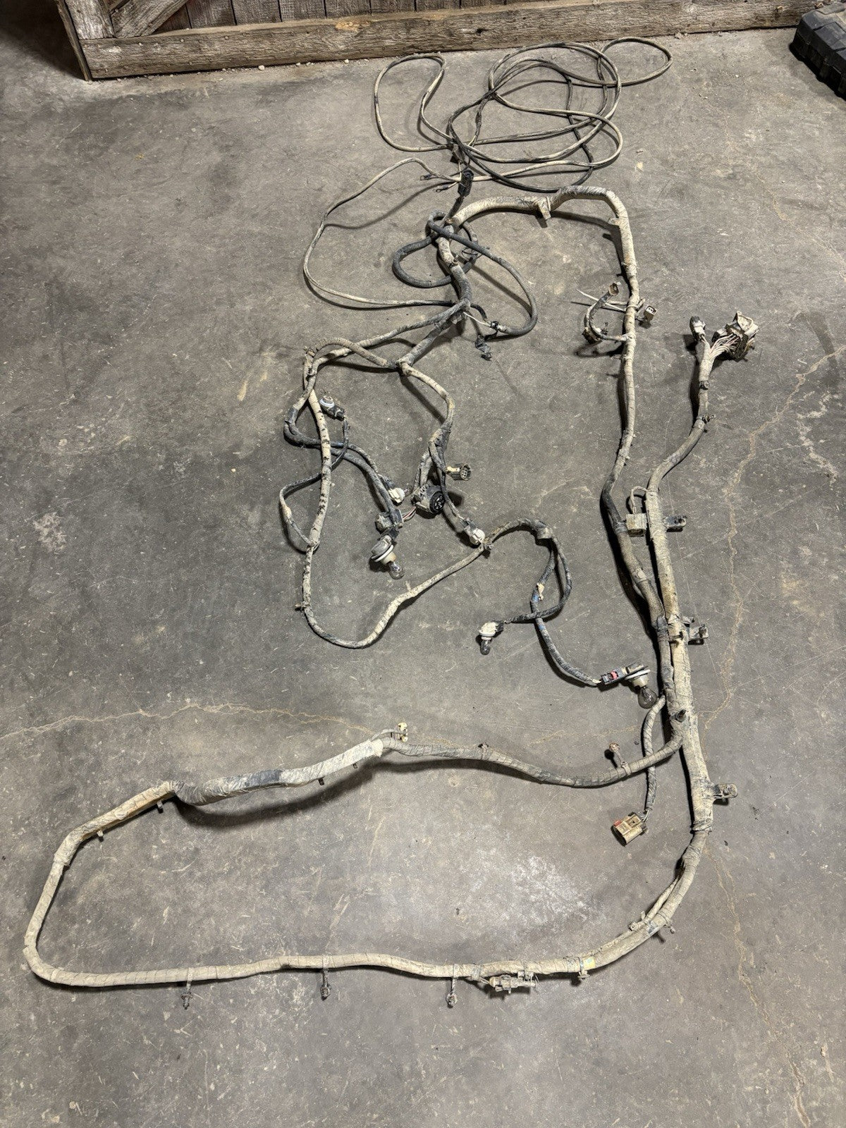 2012 DODGE RAM 3500 4DOOR LONGBOX FRAME CHASSIS WIRING HARNESS