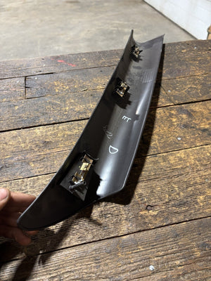 OEM 1998-2002 DODGE RAM TRUCK DRIVER A PILLAR TRIM DARK GREY / CHARCOAL BLACK