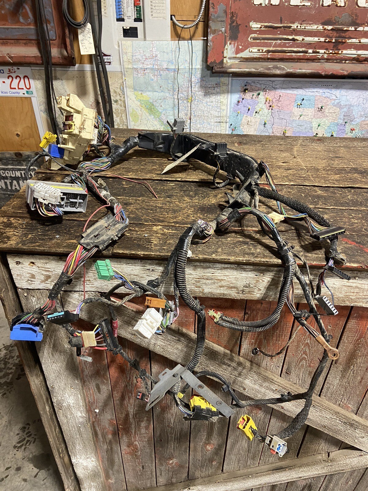 2002 DODGE RAM 2500 3500 24V CUMMINS DASH WIRING HARNESS 56045365AH