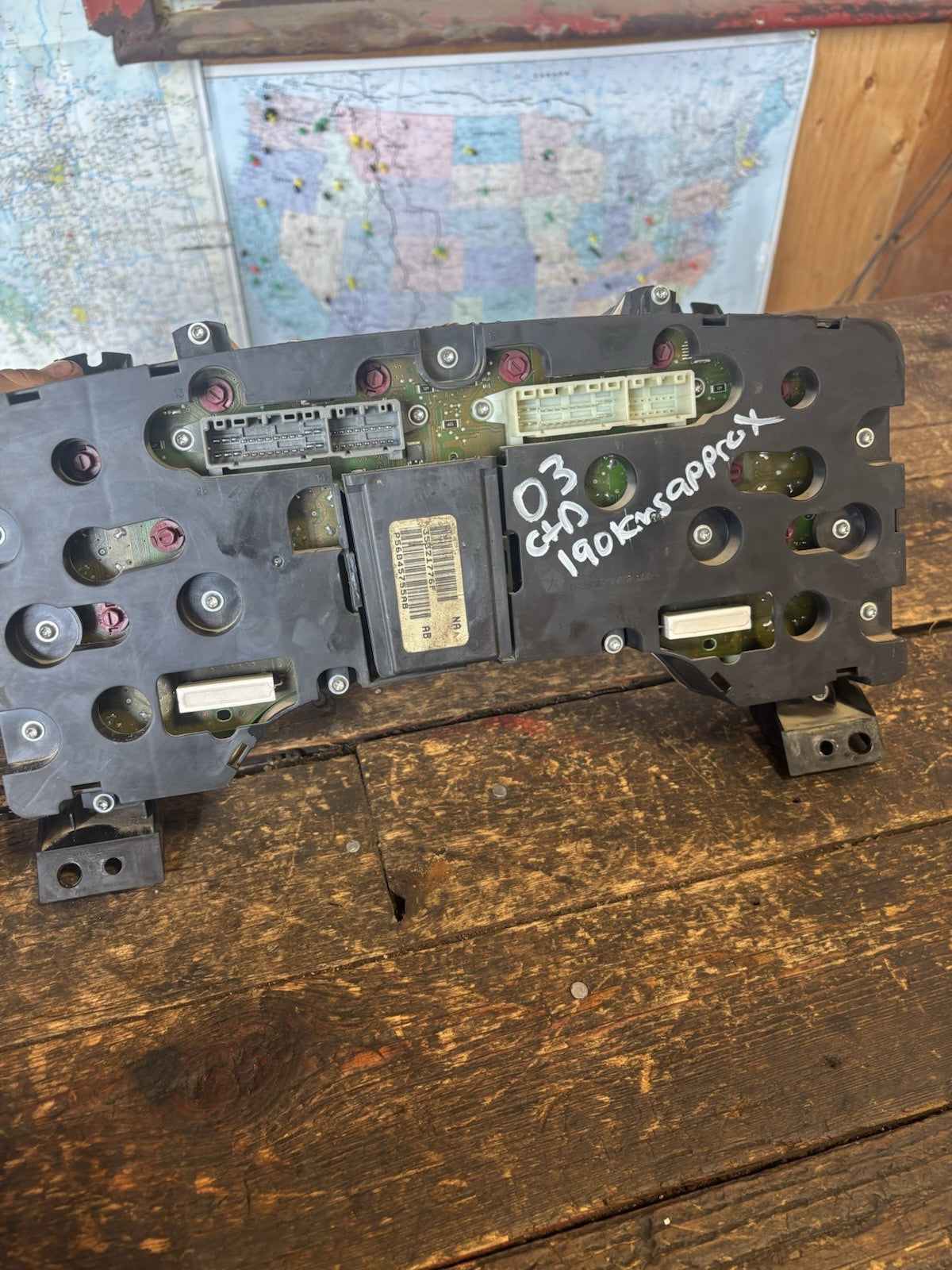 2003 DODGE RAM CUMMINS SPEEDOMETER INSTRUMENT GAUGE CLUSTER 56045616AK 190,000KM