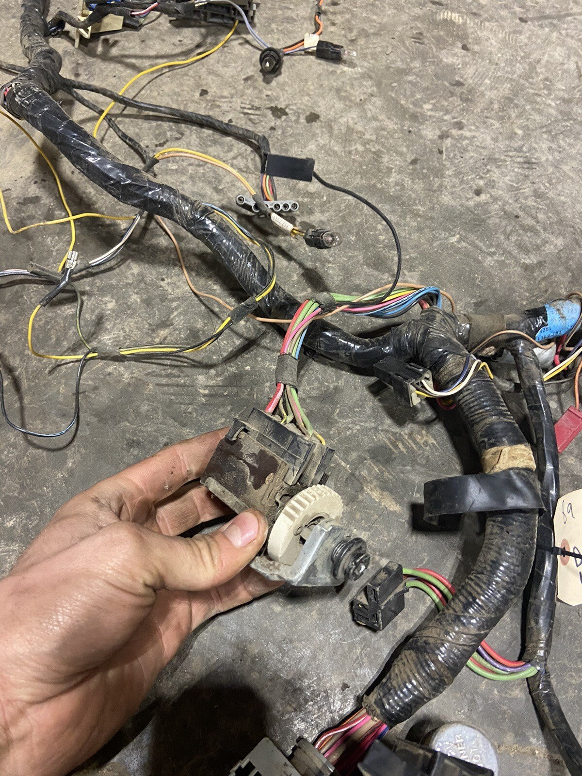 1989 DODGE RAM 250 350 CUMMINS DASH WIRING HARNESS PN 4372783