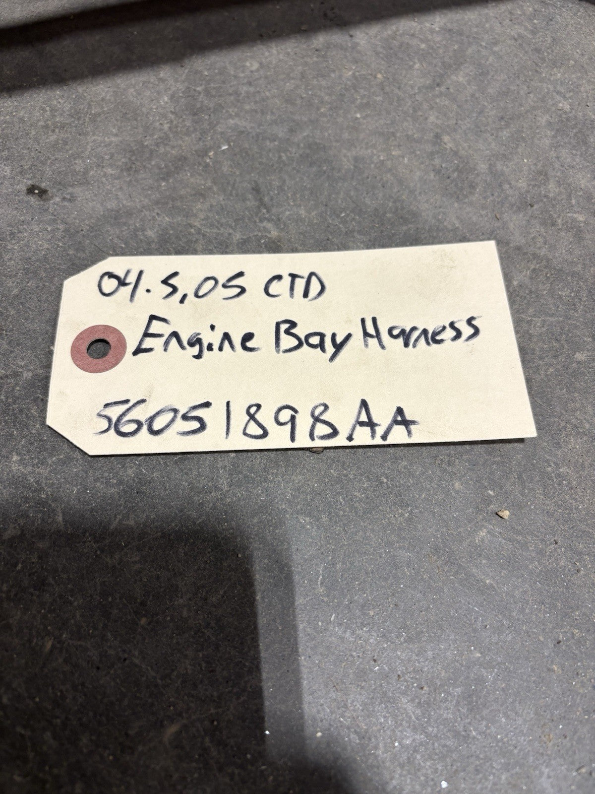 2004 2005 DODGE RAM CUMMINS ENGINE BAY WIRING HARNESS 56051898AA