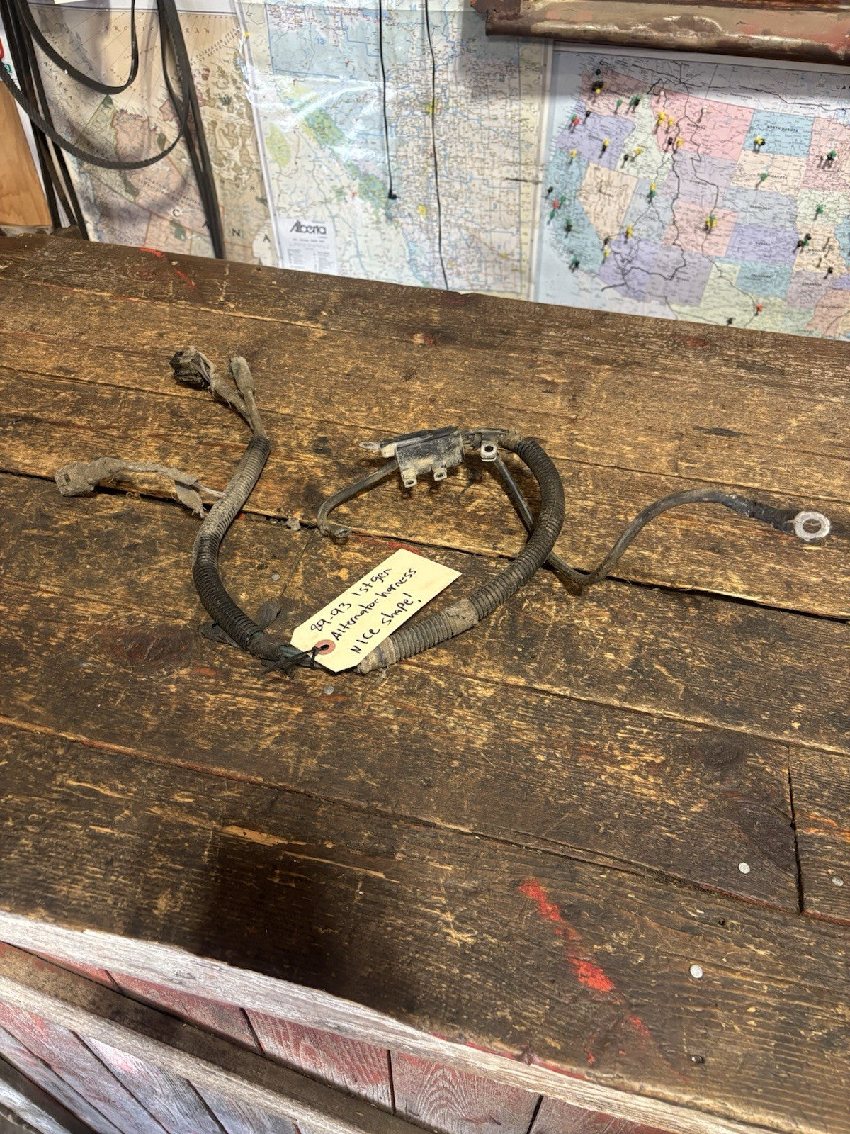 1989-1993 DODGE RAM 250 350 5.9L 1ST GEN CUMMINS ALTERNATOR HARNESS 53017288