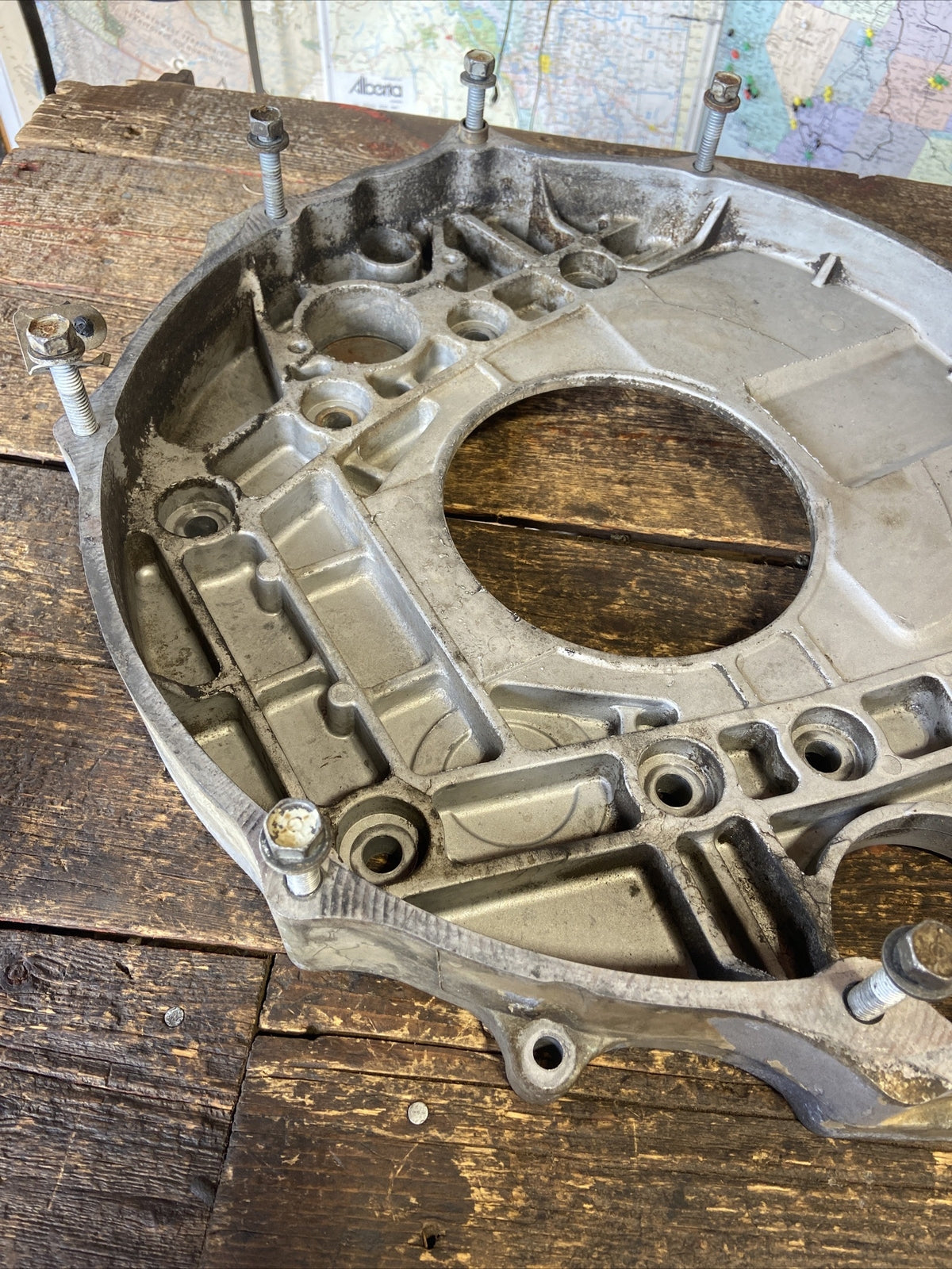 2003 - 2018 DODGE RAM 2500 3500 CUMMINS ADAPTER PLATE FLYWHEEL HOUSING 4941232