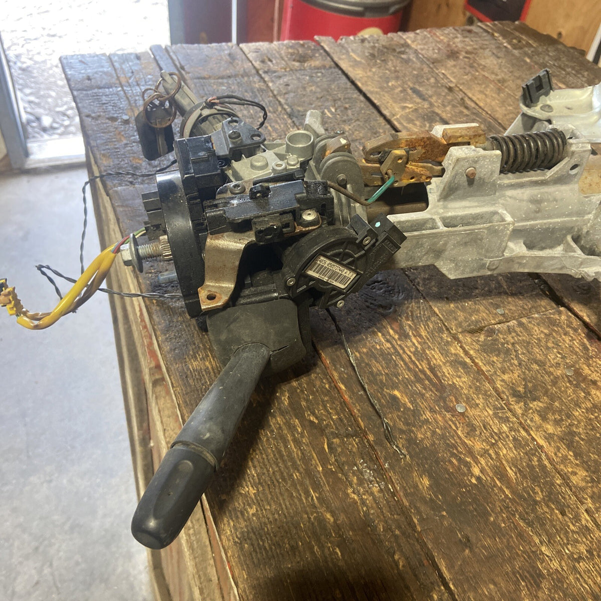 2007 - 2009 DODGE RAM 2500 3500 CUMMINS AUTOMATIC STEERING COLUMN 05057493aa