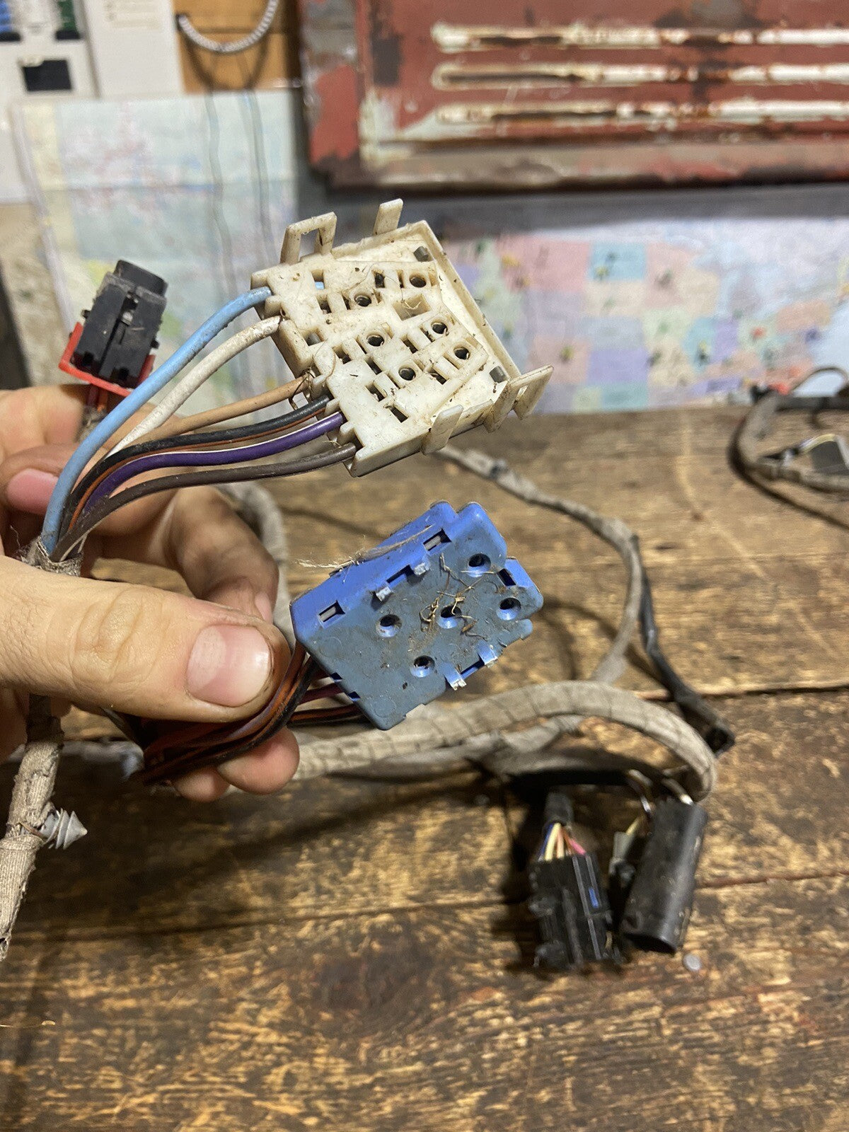 1994 - 1997 DODGE RAM POWER WINDOW DOOR HARNESS SET 56016934, 56016935