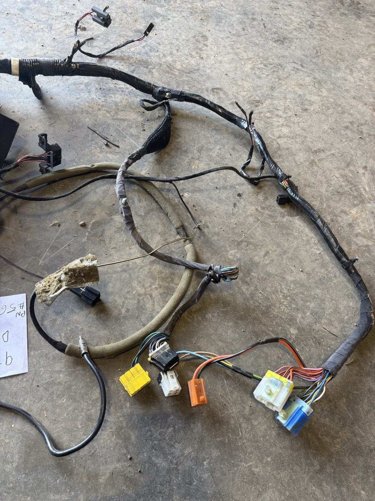 1997 DODGE RAM 25003500 CUMMINS AUTO LARAMIE LOADED DASH WIRING HARNESS 56021689