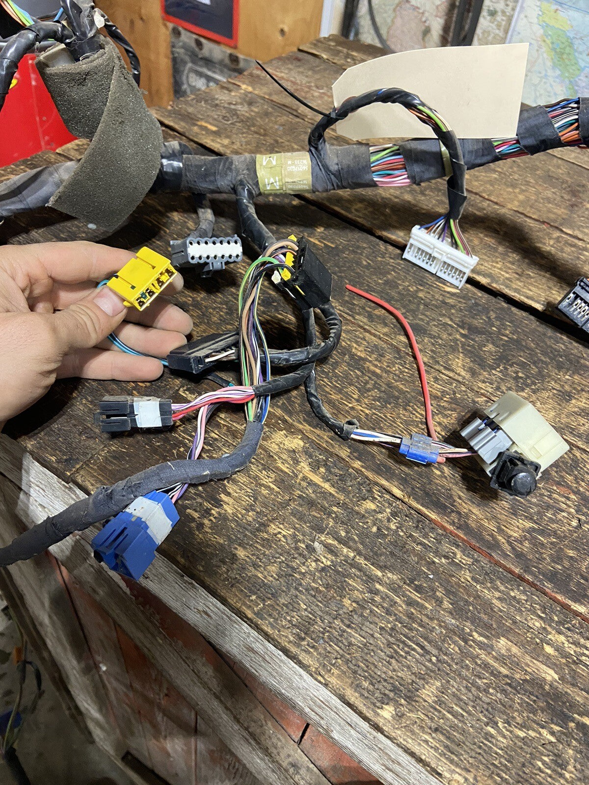 1994 DODGE RAM 2500 3500 CUMMINS DASH WIRING HARNESS AUTO PN 56017030