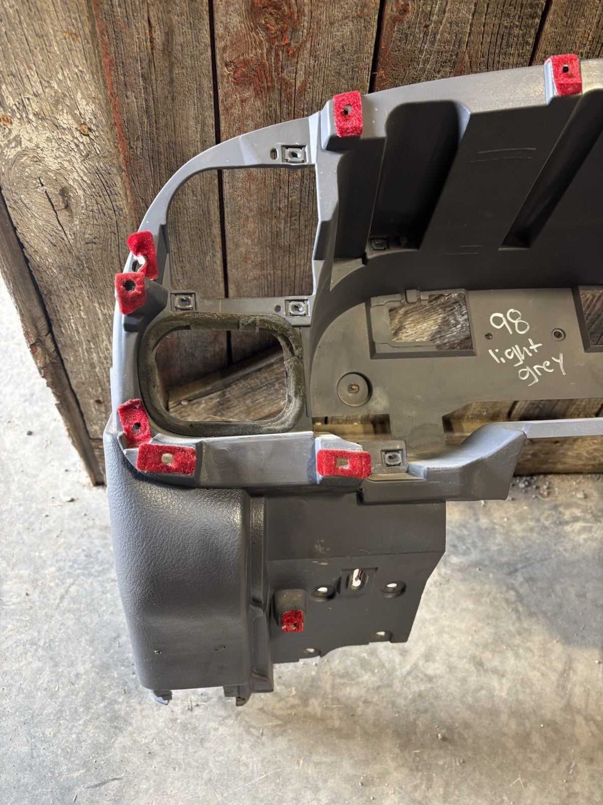 1998 DODGE RAM 2500 3500 LIGHT MIST GREY DASH CORE LOWER STRUCTURE