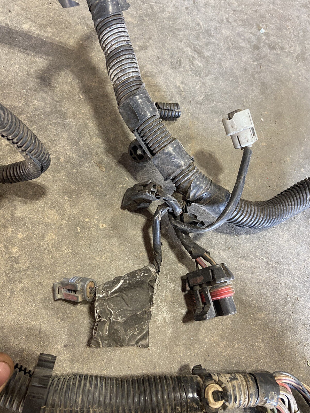 1996 DODGE RAM 2500 3500 CUMMINS 5SPD 2WD ENGINE HARNESS 56011501AF CUT SECTION*