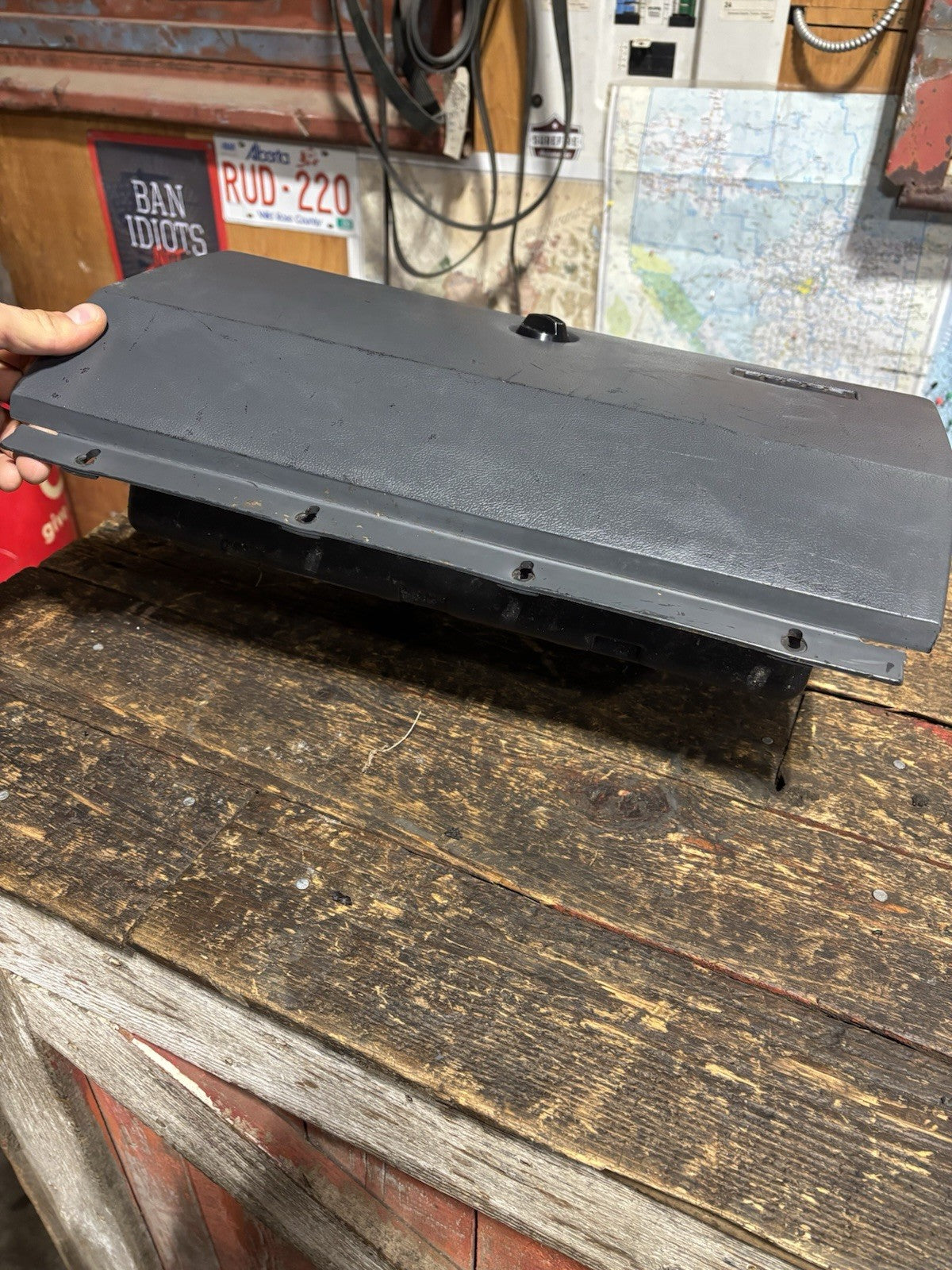 1981-1993 DODGE RAM 150 250 350 1ST GEN CUMMINS GREY GLOVE BOX GLOVEBOX
