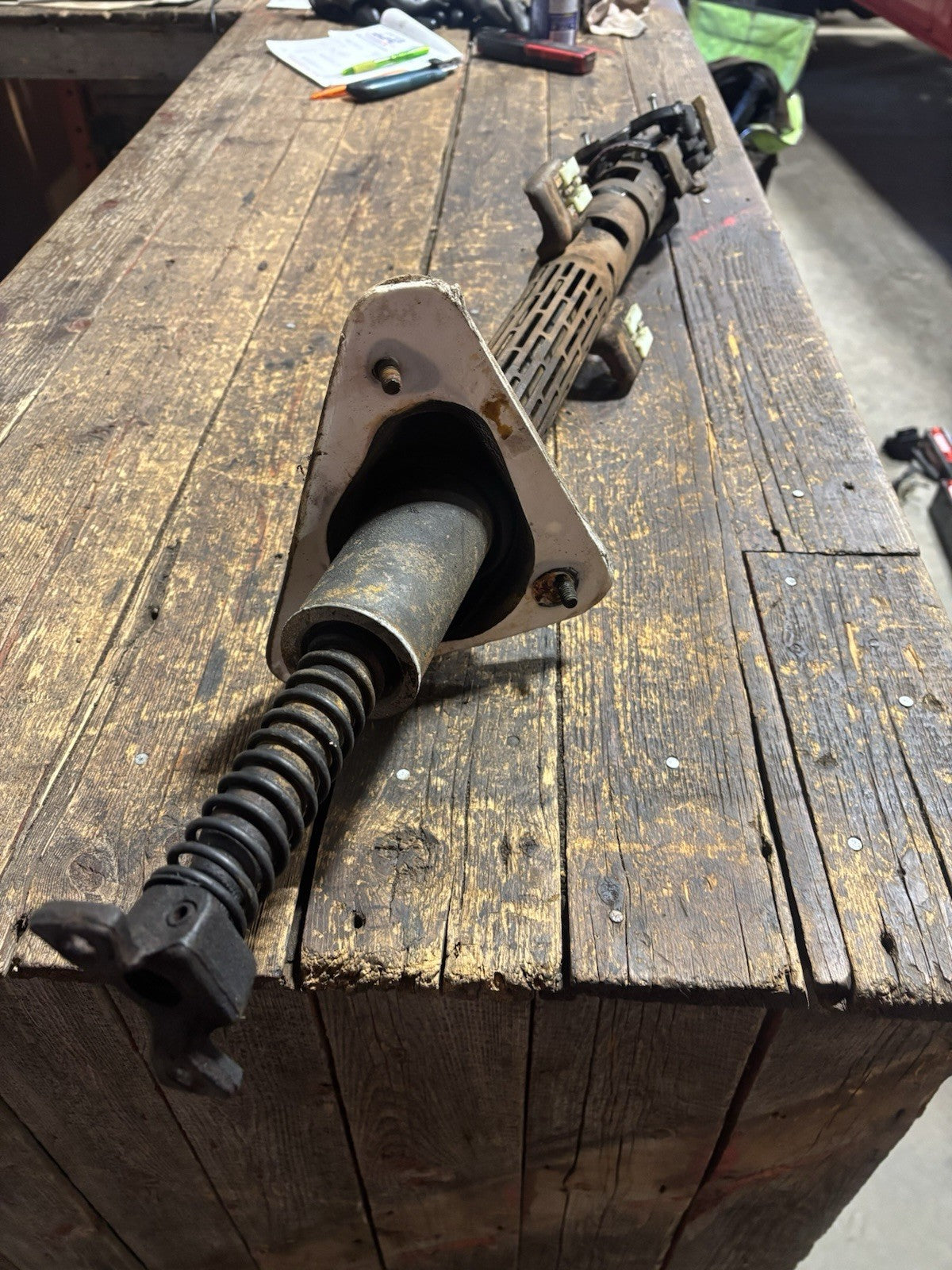 1991 1992 1993 DODGE RAM 250 350 4X4 TILT STEERING COLUMN MANUAL TRANS 52077736