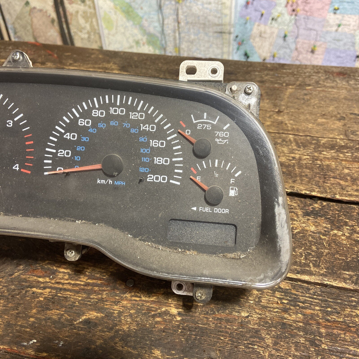 2001 2002 DODGE RAM 2500 3500 CUMMINS INSTRUMENT GAUGE CLUSTER 408km 56045790AB