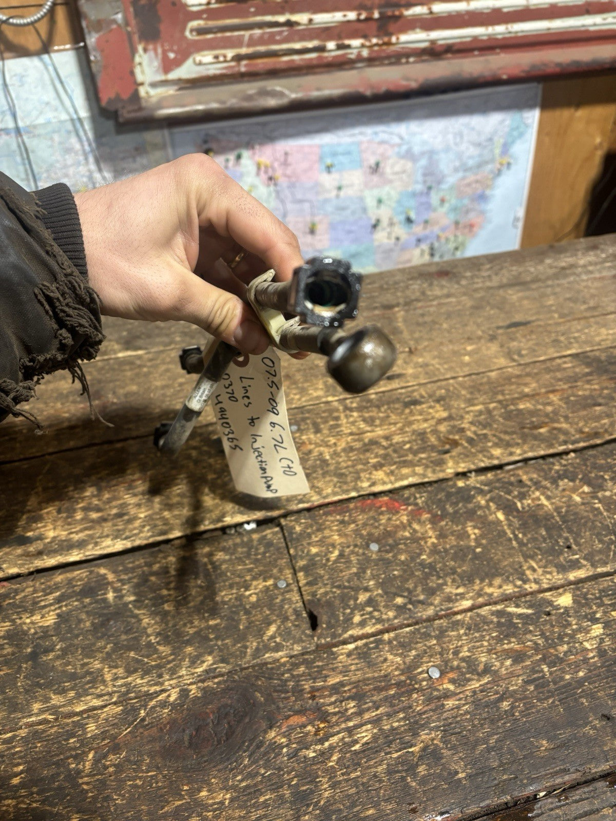 2007 2008 2009 DODGE RAM 2500 3500 6.7L CUMMINS CP3 FUEL LINES 4940370 4940365