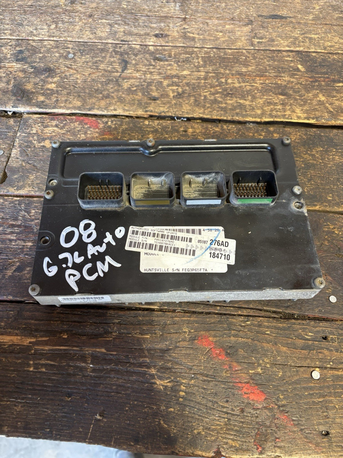 2008 DODGE RAM 2500 3500 6.7L CUMMINS TCM PCM P 05187276 Ad