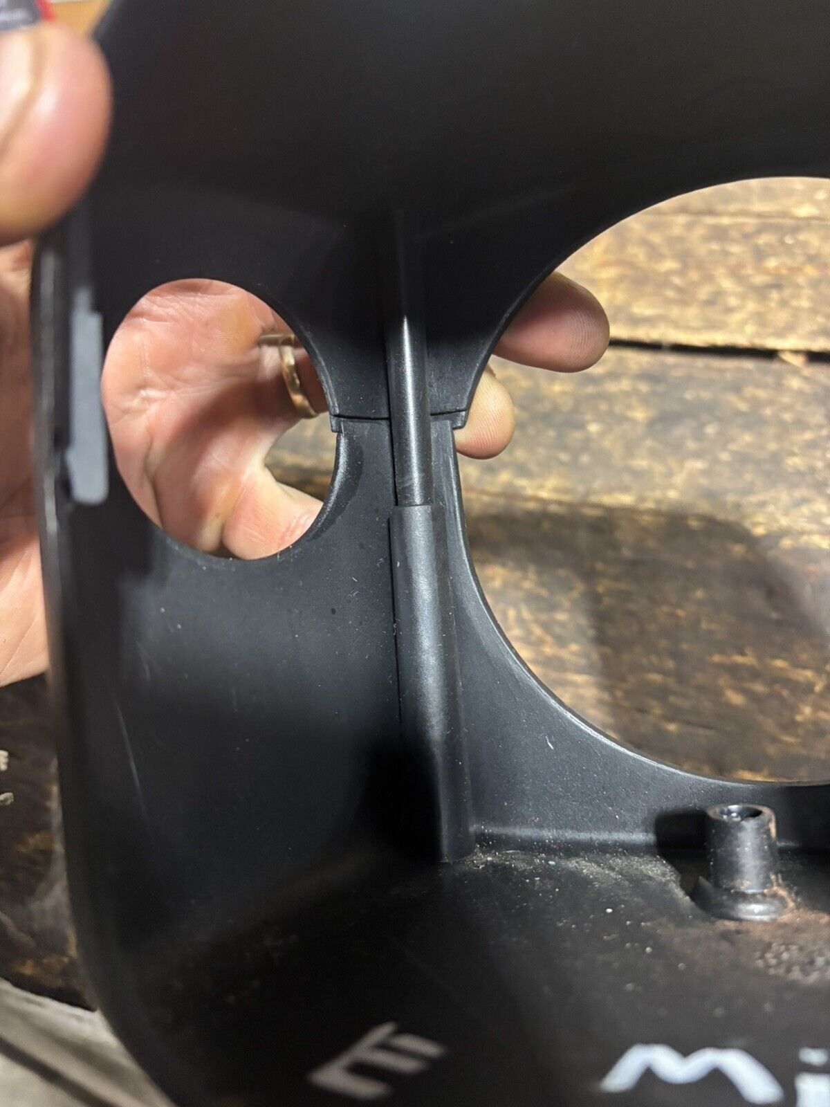 NICE 1991 - 1993 DODGE RAM 250 350 STEERING COLUMN COVER SHROUDS BLACK WITH TILT