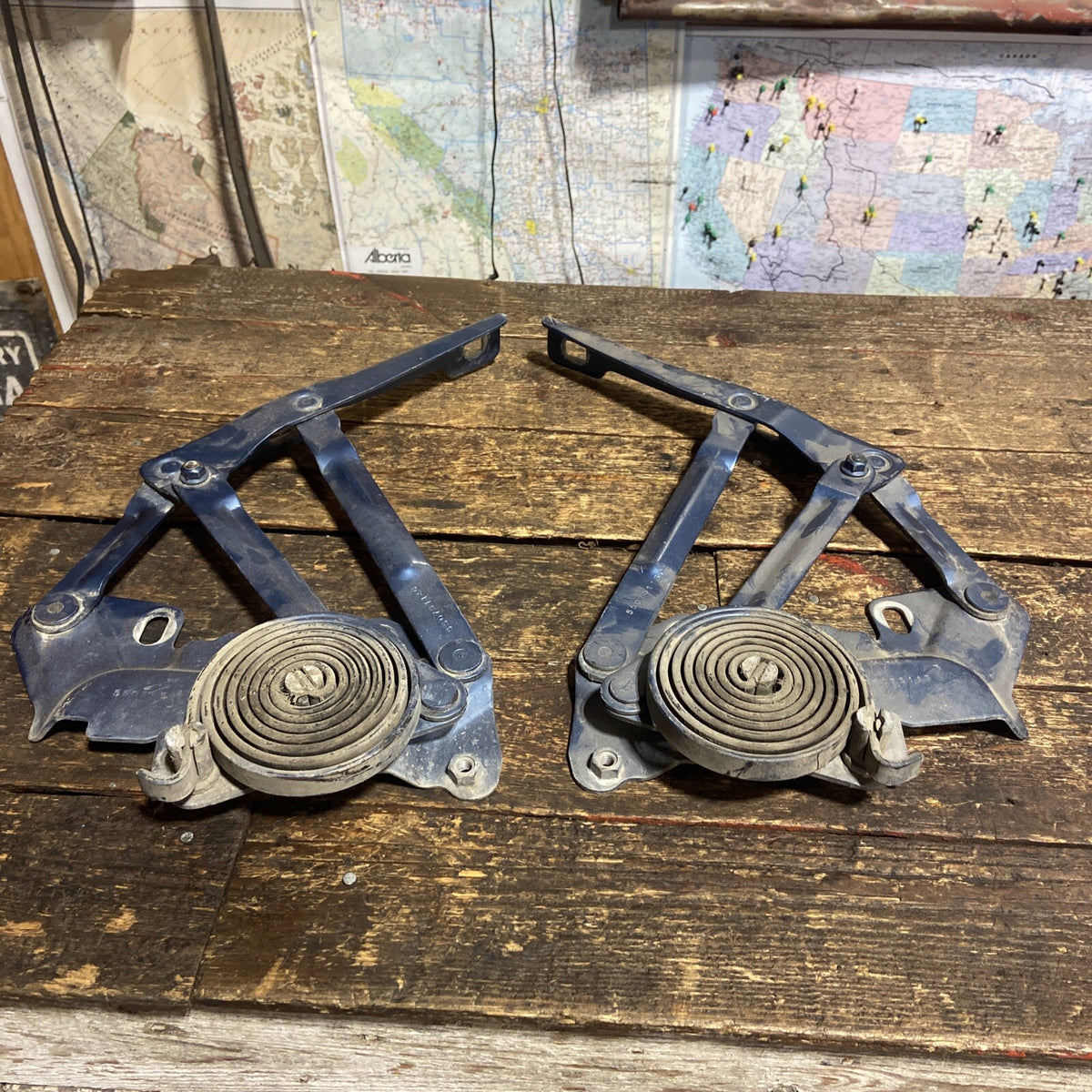 HOOD HINGES 1994-2002 DODGE RAM 1500 2500 3500 TRUCKS 2ND GEN BLUE