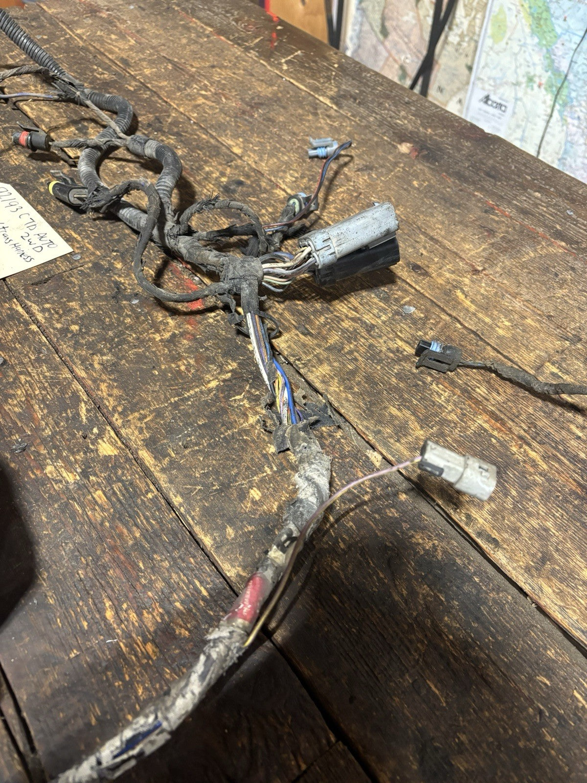 1992 1993 DODGE RAM 250 350 2wd 5.9L CUMMINS ENGINE HARNESS AUTOMATIC 56018164