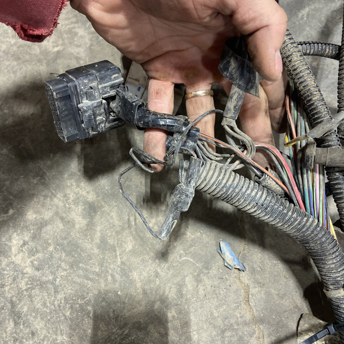 1998 .5 DODGE RAM 2500 3500 5.9L 24V CUMMINS PCM TRANSMISSION HARNESS 56020527