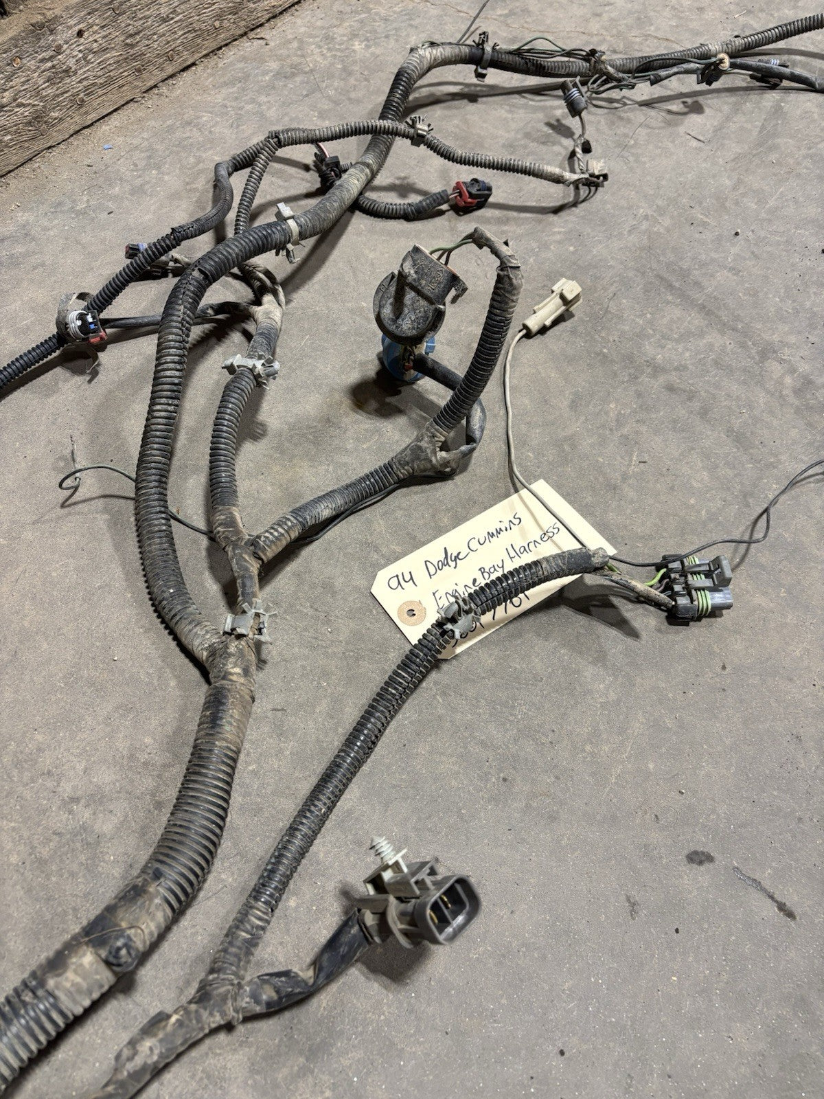1994 DODGE RAM 2500 3500 CUMMINS ENGINE BAY HARNESS 56017701