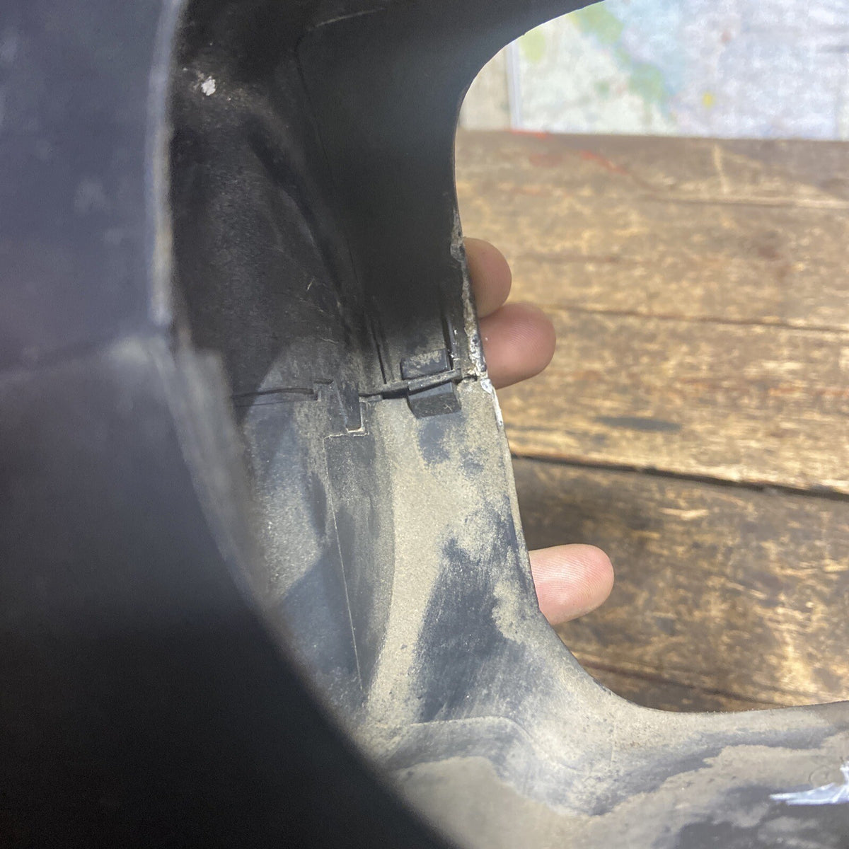 1994-2002 DODGE RAM 2500 3500 STEERING COLUMN COVER SHROUD BLACK NO TILT