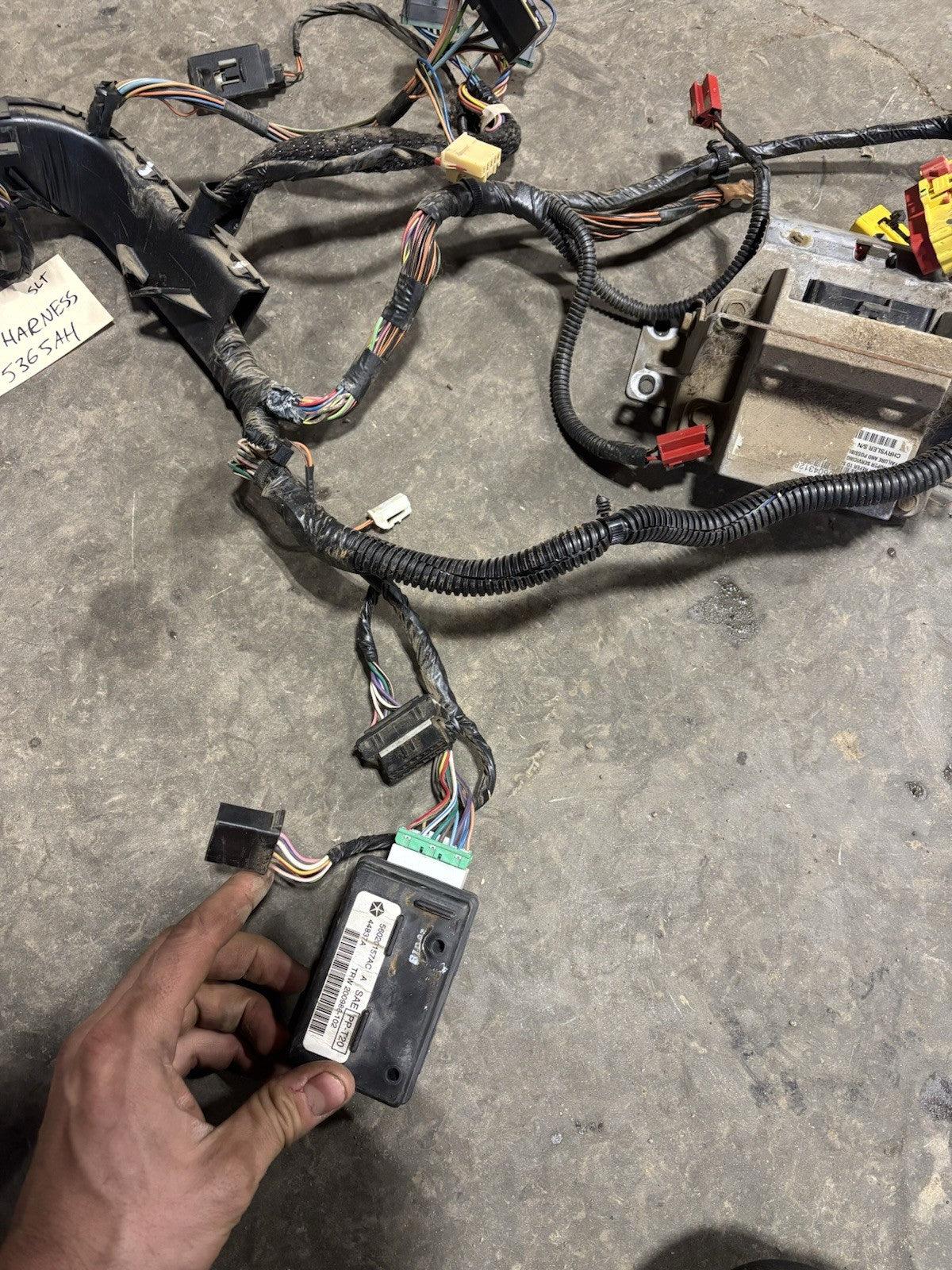 2002 DODGE RAM 2500 3500 24V CUMMINS DASH WIRING HARNESS 56045365AH