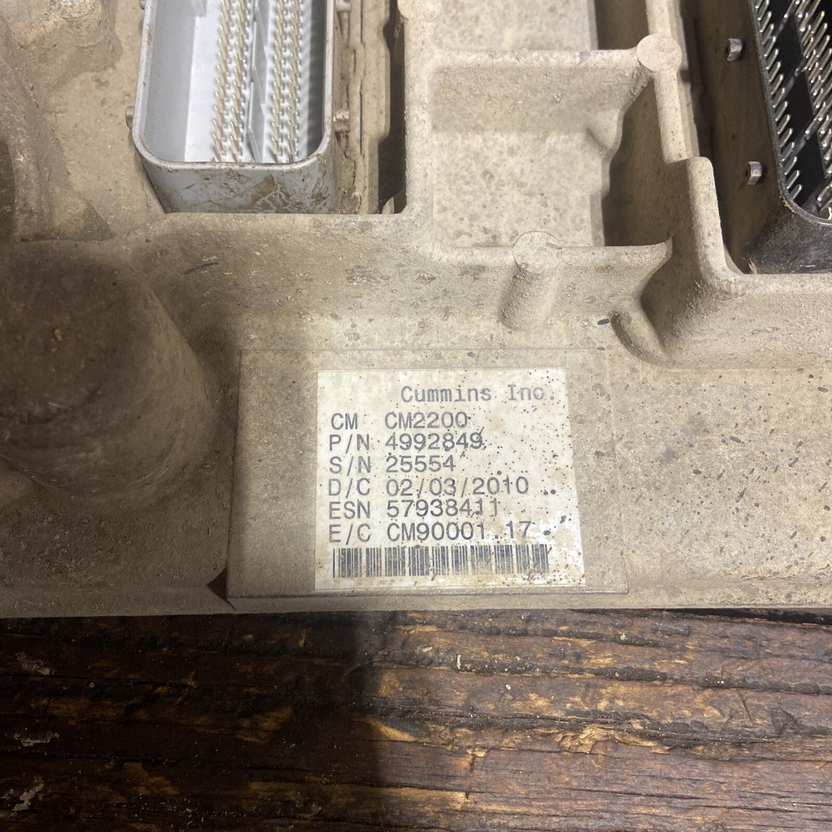 2010 RAM 2500 3500 6.7L CUMMINS AUTO TRANS ECM ENGINE CONTROL MODULE 4992849