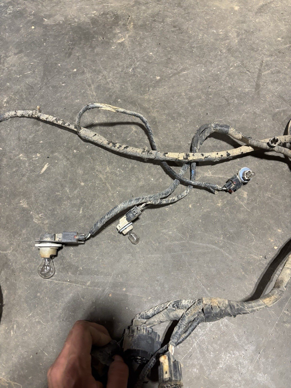 2012 DODGE RAM 3500 4DOOR LONGBOX FRAME CHASSIS WIRING HARNESS