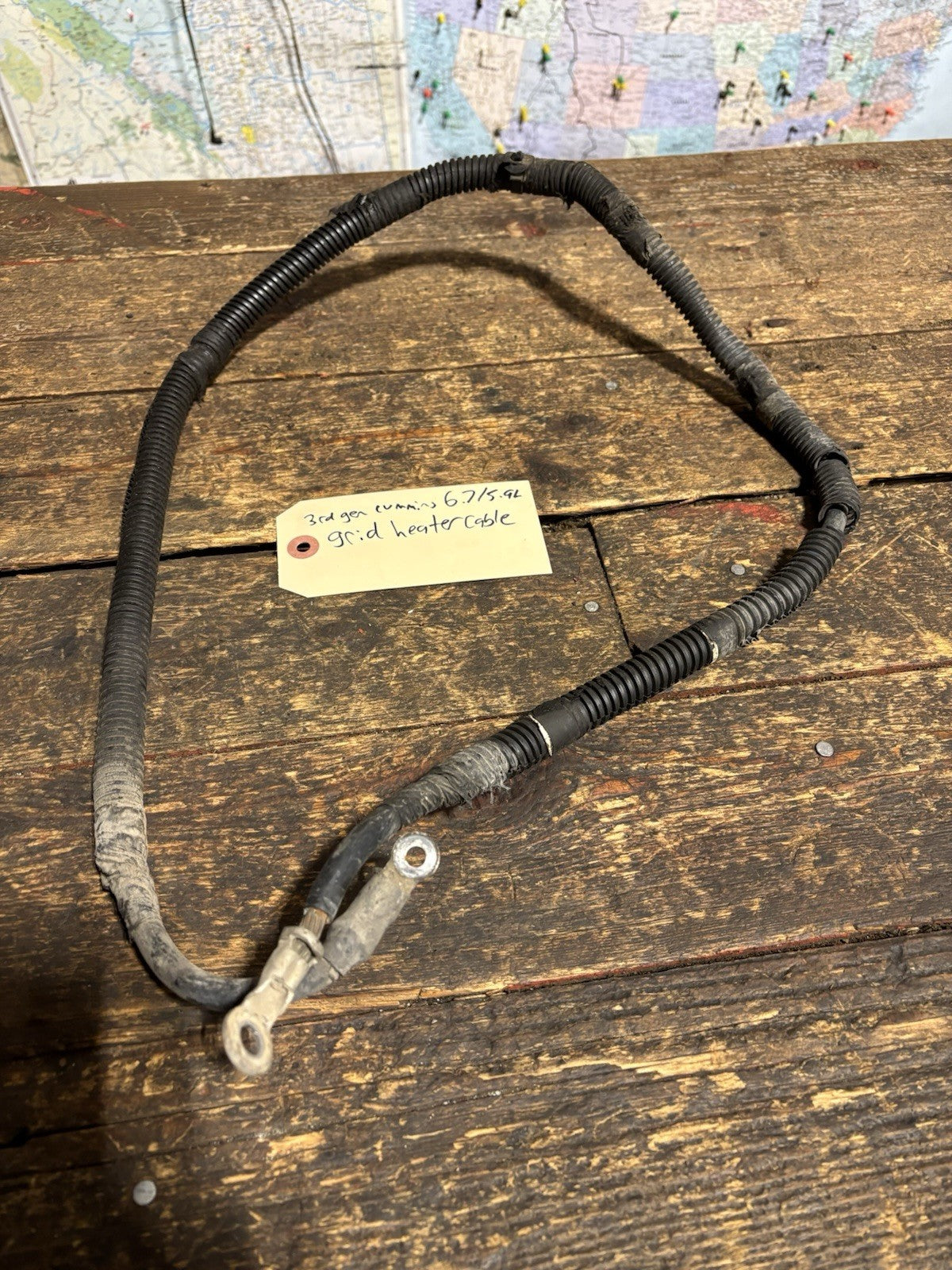 2003 - 2009 DODGE RAM 2500 3500 CUMMINS GRID HEATER TO RELAY CABLES
