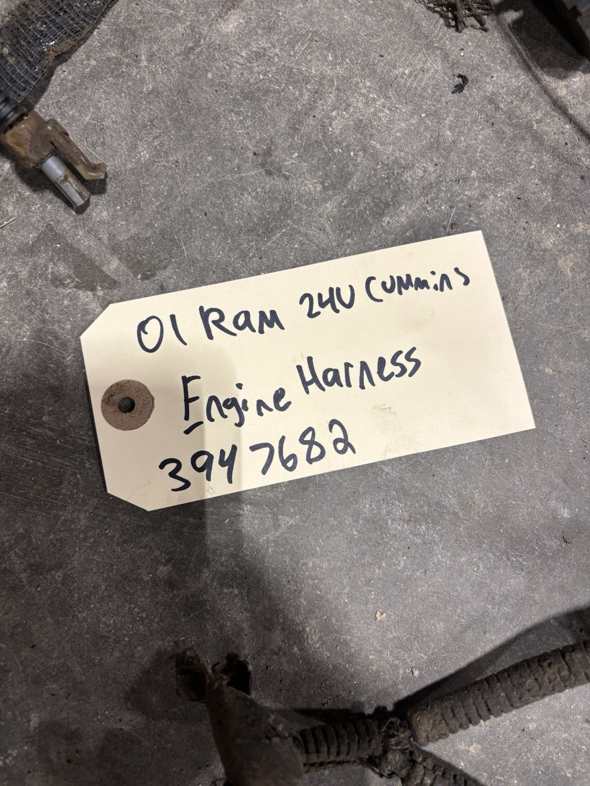 2001 DODGE RAM 2500 3500 24v 5.9l CUMMINS ENGINE HARNESS Pn 3947682