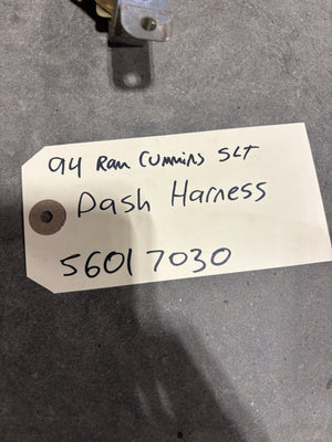 1994 DODGE RAM 2500 3500 CUMMINS DASH WIRING HARNESS AUTO Or MANUAL PN 56017030