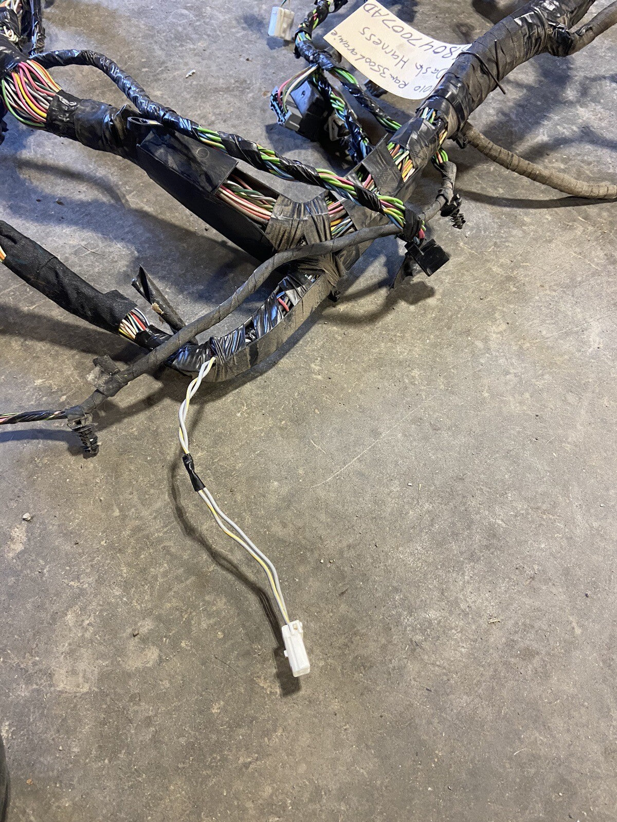 2010 DODGE RAM 2500 3500 CUMMINS LARAMIE AUTOMATI DASH WIRING HARNESS 68047007AD