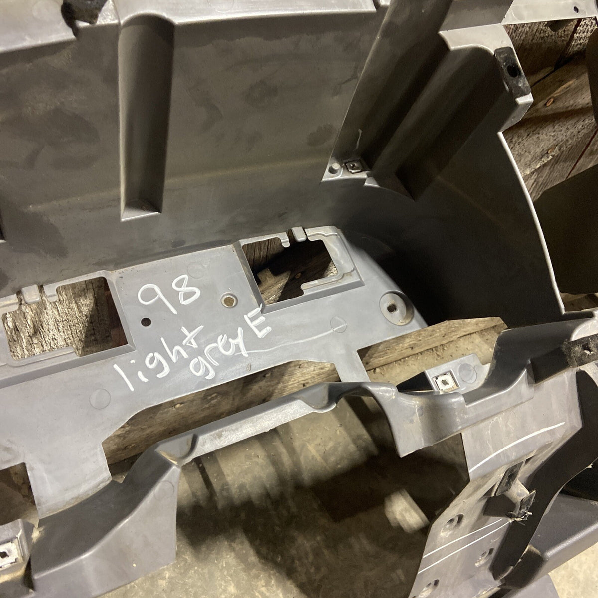 OEM 1998 DODGE RAM CUMMINS DASH CORE STRUCTURE LIGHT MIST GREY DASHBOARD