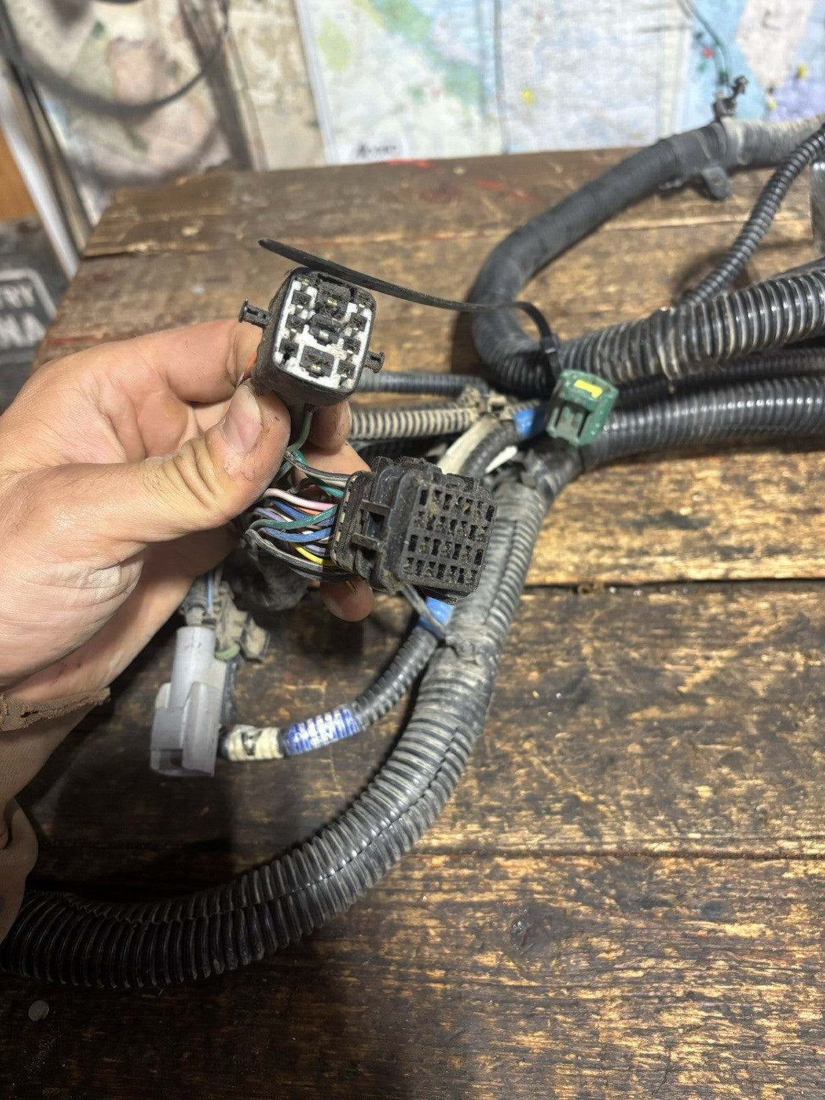 2000 2001 DODGE RAM CUMMINS 5.9 PCM 5/ 6spd TRANSMISSION HARNESS 56045319AD