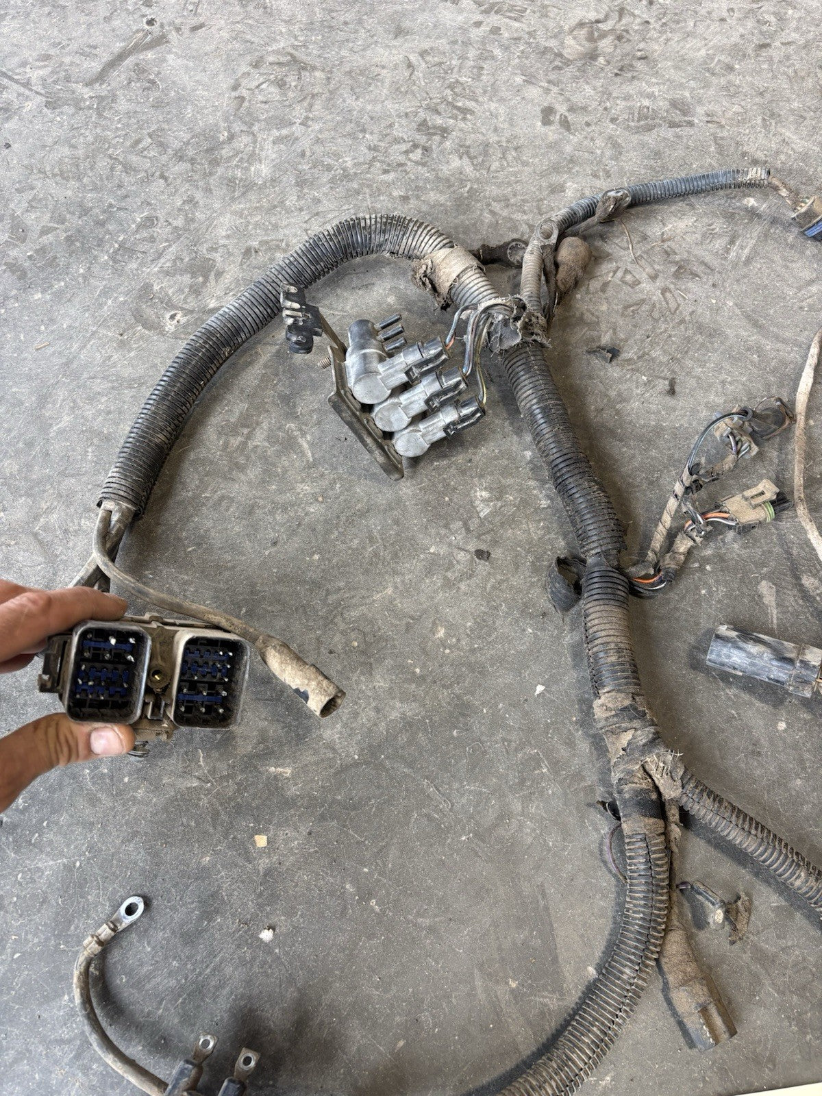 1990 DODGE RAM 150 250 350 5.9L V8 MANUAL ENGINE TRANSMISSION WIRING HARNESS