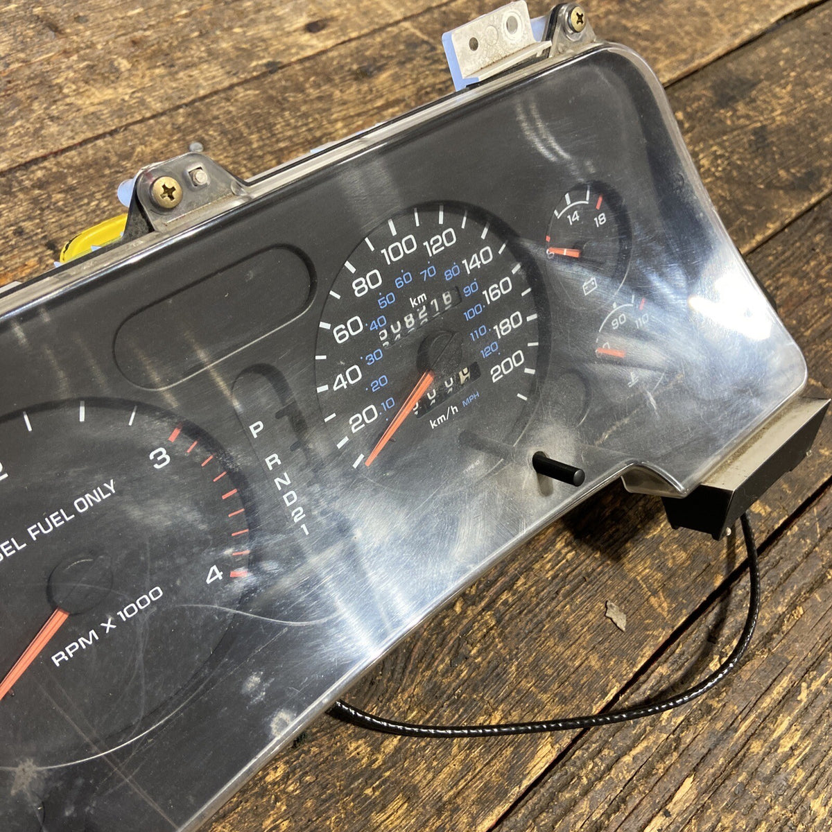 1994 1995 1996 1997 DODGE RAM 2500 3500 DIESEL INSTRUMENT GAUGE CLUSTER 56021725