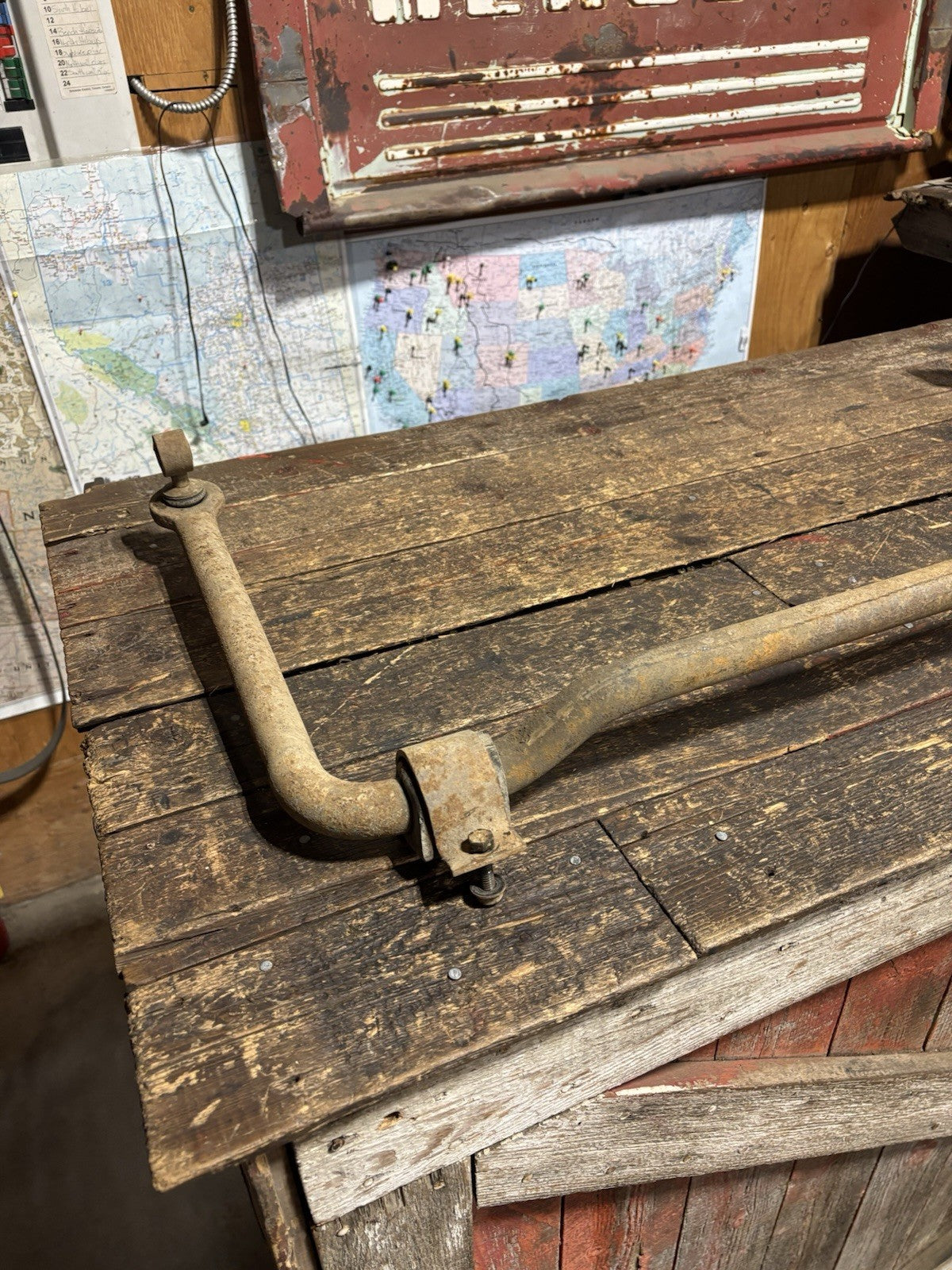 1989-1993 Dodge RAM W 250 350 CUMMINS 4X4 FOUR WHEEL DRIVE FRONT SWAY BAR