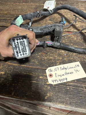 2006 2007 DODGE RAM 5.9L CUMMINS REAR ENGINE WIRING HARNESS 4939019